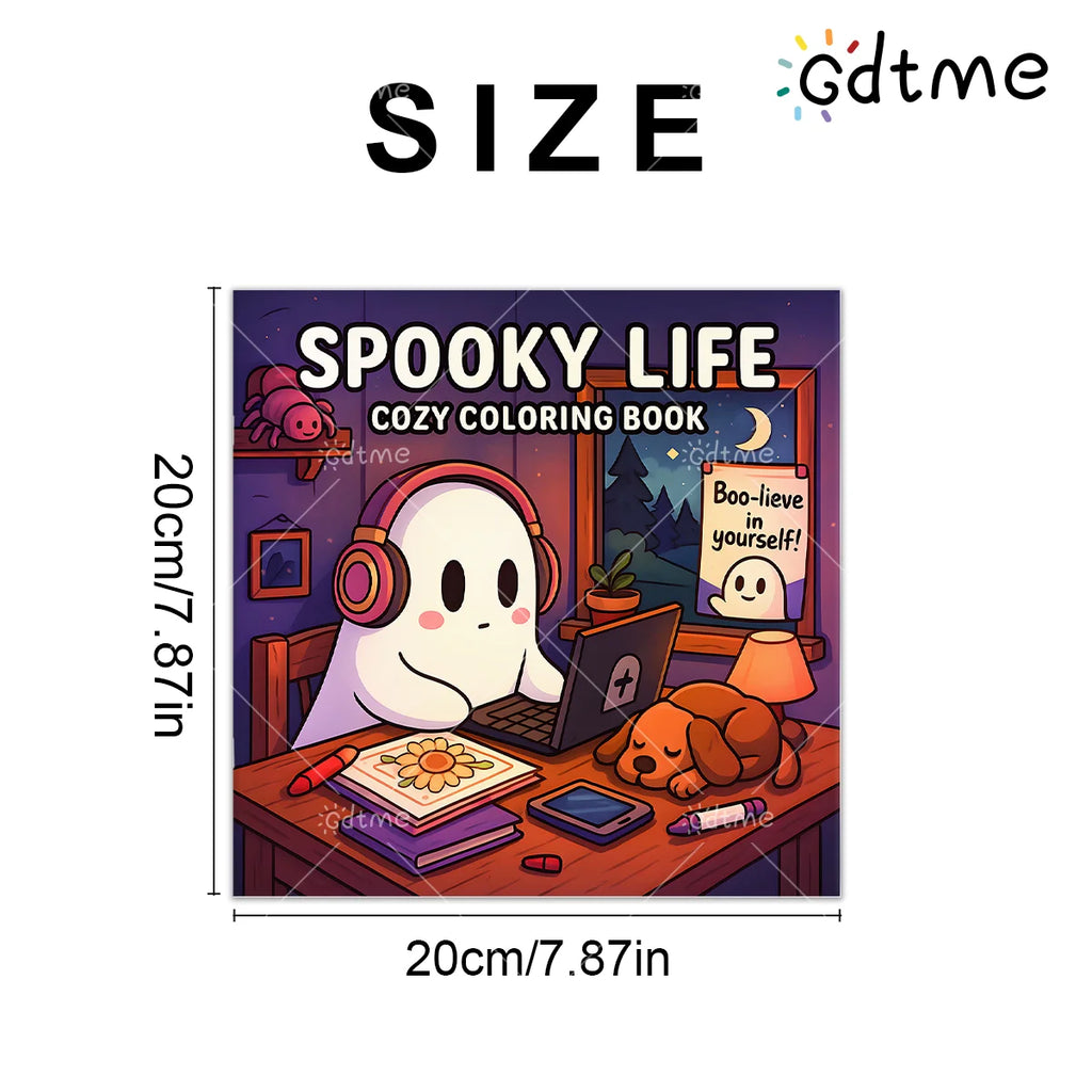 Spooky Life Coloring Book