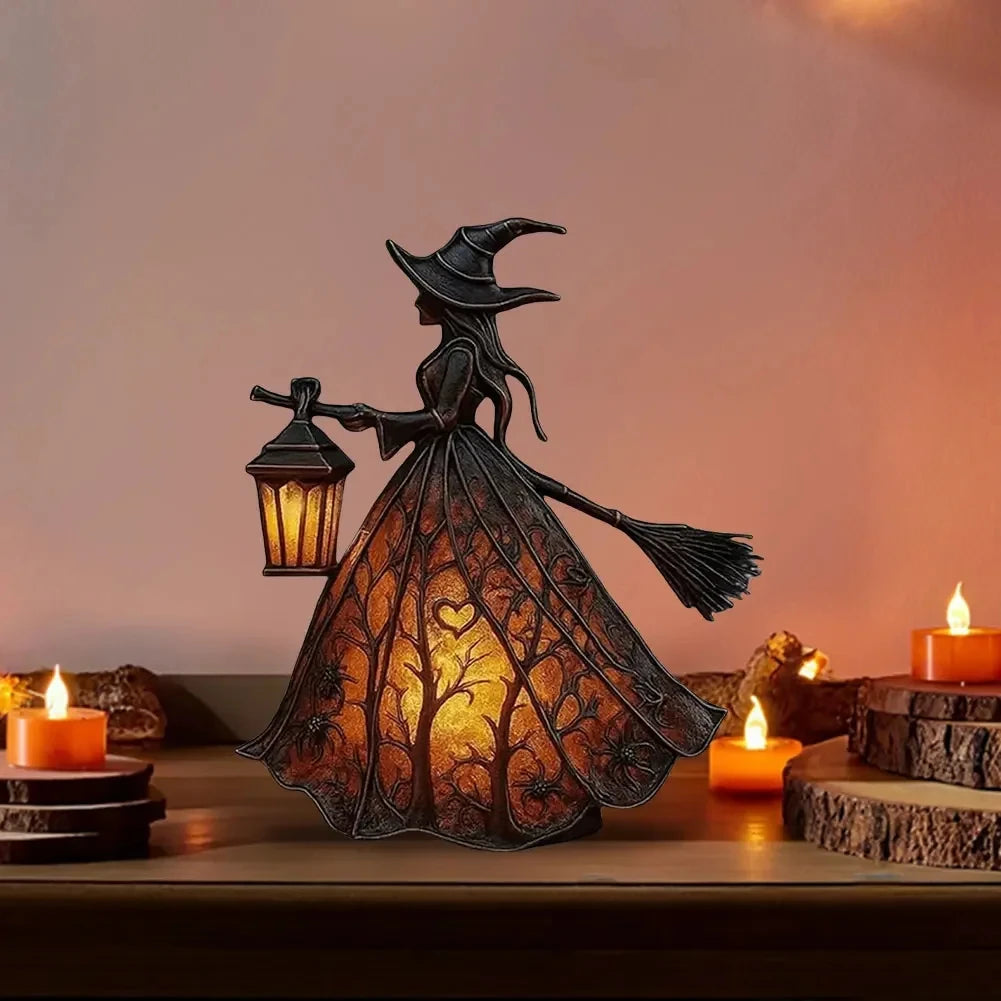 Halloween Witch LED Lantern Night Light