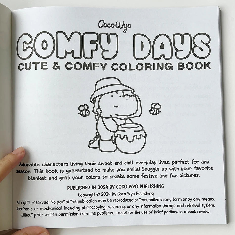 COZY FRIENDS Coloring Books