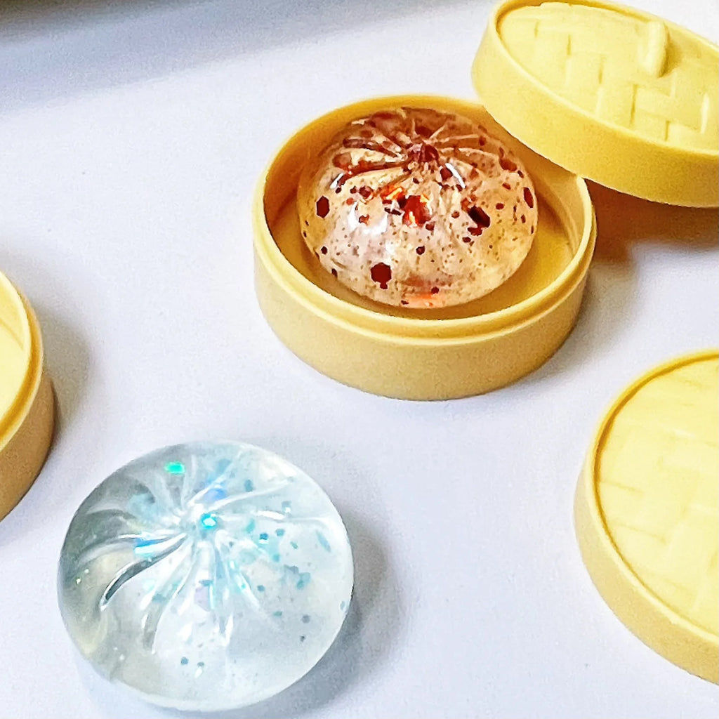 Mini Dumpling & Steamed Bun Squishy Fidget Set
