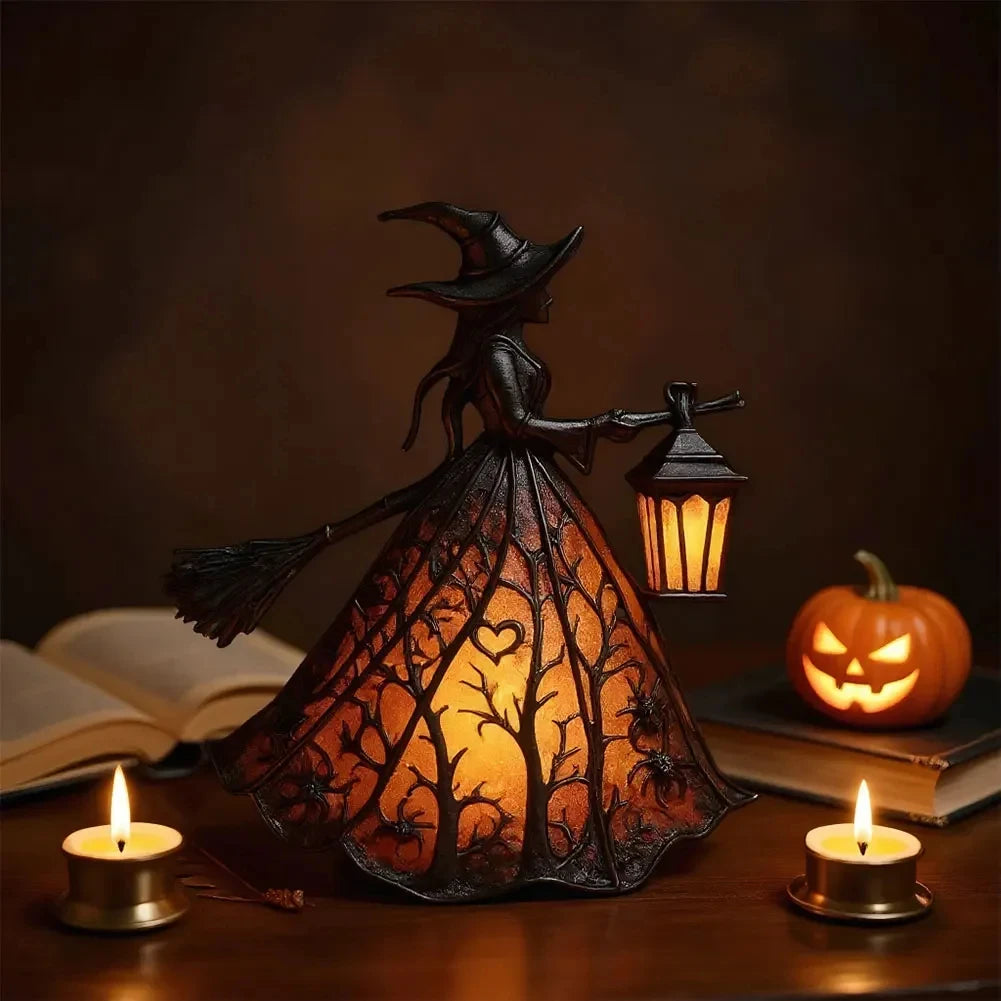 Halloween Witch LED Lantern Night Light