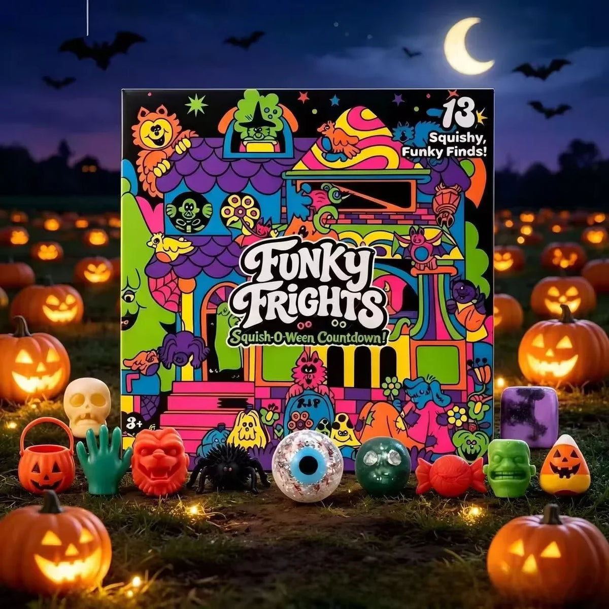 Needoh New Funky Frights Halloween Advent Calendar