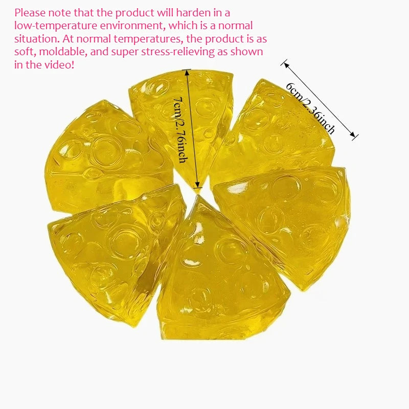 Super Soft Honey Cheese Square Fidget Toy