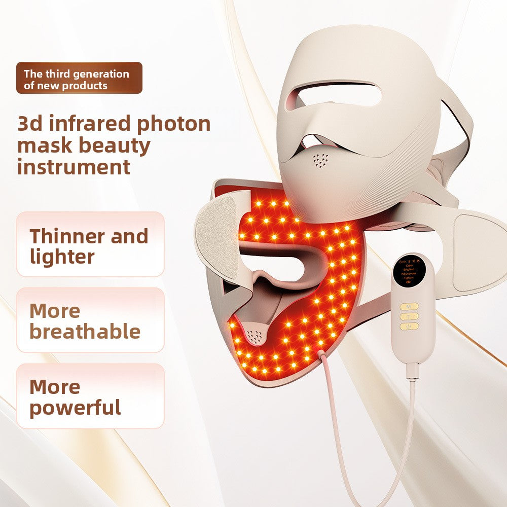 LED Light Therapy Face Mask 3D Infrared Photon Facial Skin Care Beauty Mask
